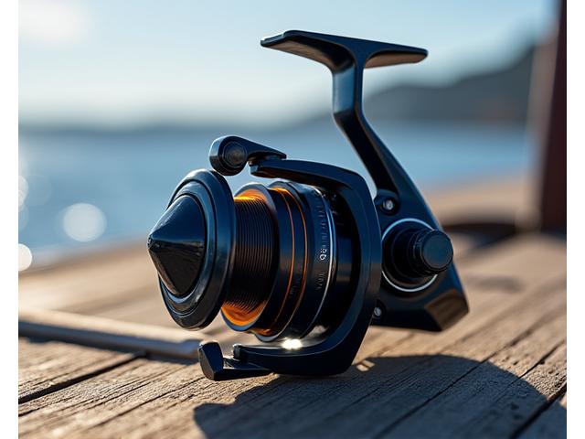 Carrete multiplicador robusto para pesca de altura o curricán.