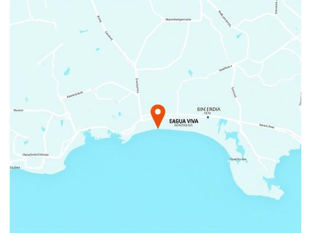 Mapa de la ubicación de Agua Viva Pesca en Valencia, Calle del Mar