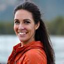 Retrato de Marta López, pescadora deportiva.