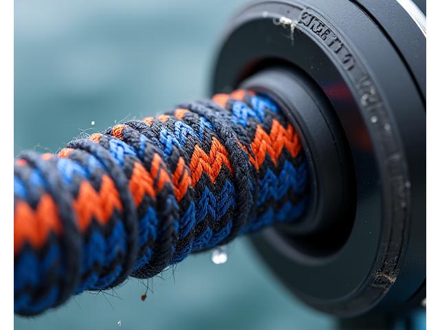 Línea de pesca trenzada de colores vivos