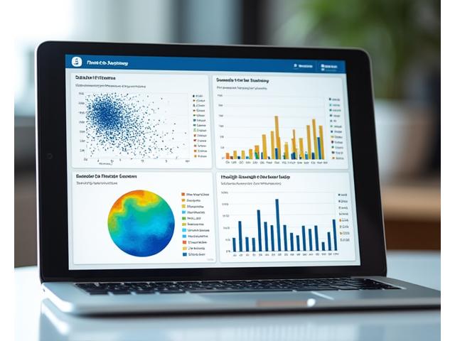 Gráficos y representaciones de datos de pesca en tablet